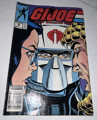#ad G.I. Joe A Real American Hero #64 Newsstand Edition Marvel Comics Vintage 1987 $9.23