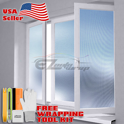 #ad 【Frosted Film】 Carbon Fiber Glass Home Bathroom Window Security Privacy Sheet $219.99