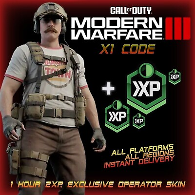 #ad Call Of Duty Burger King Operator Skin 1 2XP Modern Warfare 2 3 Warzone⚡️ $1.89