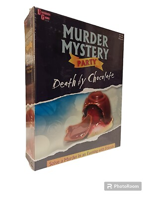 #ad Murder Mystery Dinner Party Game Death By Chocolate University Games NEW SEALED $9.99