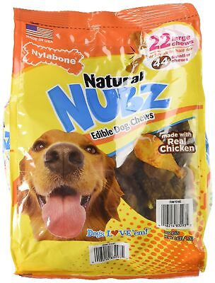 #ad Nylabone Natural Nubz Edible Dog Chews 22 Count $31.45