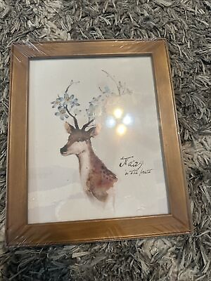 #ad Deer With Flower Antlers Artwork See Description SB2 $15.00