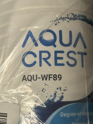 #ad AQUACREST AQU WF89 Whole House Water Filter 2 Pack Open Package $30.00
