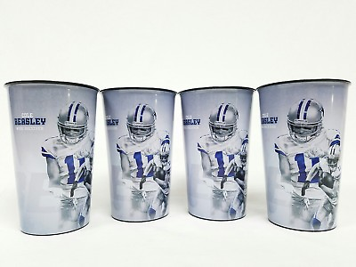 #ad Cole Beasley Dallas Cowboys Lot of 4 32oz Cups Limited Edition 7 Eleven New $11.24