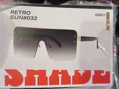 #ad #ad Brand New in Box MAD SHADE Designer Sunglasses Classic Retro SUN S 32 Grey Gray $7.55