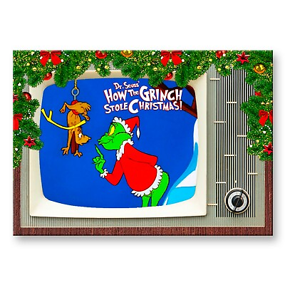 #ad HOW THE GRINCH STOLE CHRISTMAS Retro Classic TV 3.5 quot; x 2.5quot; FRIDGE MAGNET $9.99