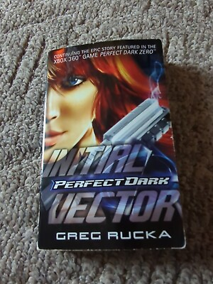 #ad Perfect Dark Initial Vector Paperback Book $4.50