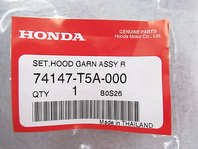 #ad Genuine OEM Honda 74147 T5A 000 RH Hood Garnish Upper Molding Trim 15 20 Fit $168.72