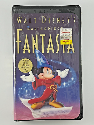 #ad Walt Disney#x27;s Masterpiece Fantasia VHS quot;Final Releasequot; NEW SEALED 🌟 $8.00