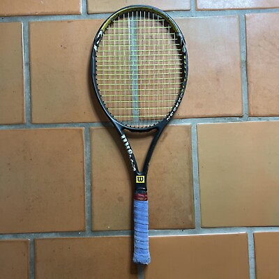 #ad Wilson Hyper Hammer 6.3 Hyper Carbon 95 Tennis Raquet 4 3 8quot; Old Grip $23.68