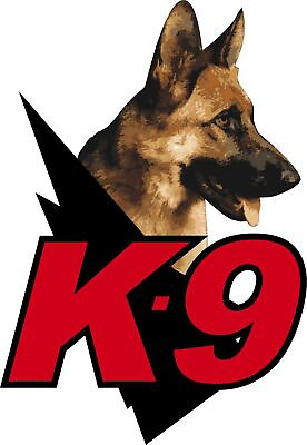 #ad K9 K 9 Sticker german shepherd $4.88