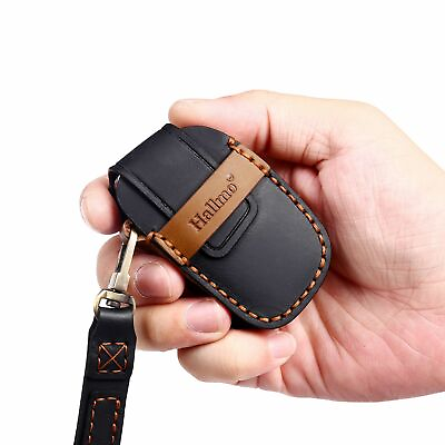 #ad For Hyundai Elantra 2015 2020 Remote Key Fob Retro Leather Cover Case 3 Button $20.83