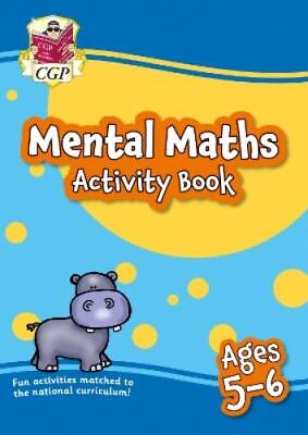 #ad CGP Books New Mental Maths Activity Book for Ages 5 6 Year 1 Paperback $9.49