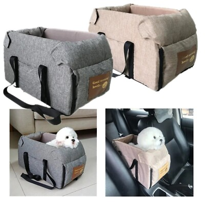 #ad Center Console Pet Car Seat for Small Dogs Cats Safety Travel Bag and Carrier $23.00