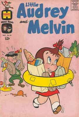 #ad Little Audrey and Melvin #24 FN; Harvey All Ages 1966 we combine shipping $8.75