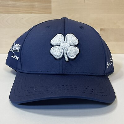 #ad Tony Robbins 2022 BLESSED BLUE Limited Edition Live Lucky Black Clover Hat w Tag $299.95