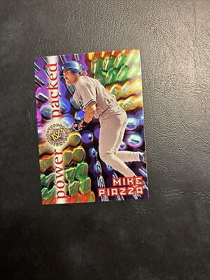 #ad C55d pp4 Mike Piazza Los Angeles Dodgers 1996 stadium club power packed $3.49