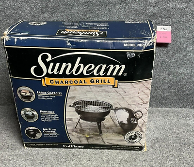 #ad #ad Charcoal Grill Sunbeam NBC1401 Uniflame Large Capacity Portable in Black $30.00