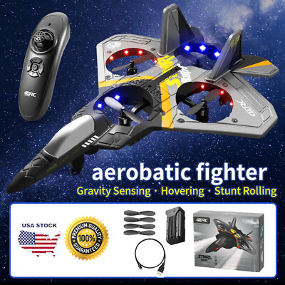 #ad Rc Aircraft Foam Plane Control Remote Airplane 2.4 Glider Fighter Ghz Wingspan $55.99