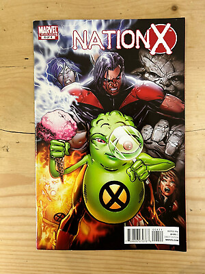 #ad Marvel Comics NATION X #4 OF 4 X MEN Spinoff Series Bagged Comic Book GBP 14.95