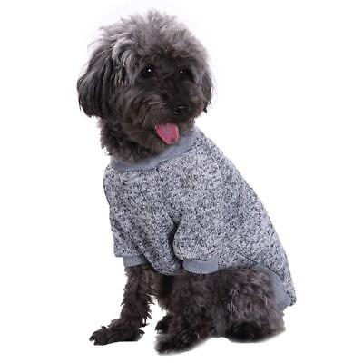 #ad Pet Dog Clothes Dog Sweater Soft Thickening Warm Pup Dogs Shirt Winter Puppy ... $13.62