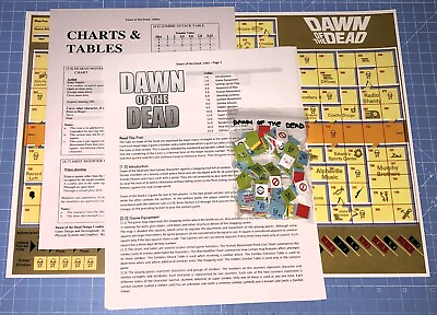 #ad Dawn of the Dead complete game remake of SPI Zombie Apocalypse 100 counters GBP 15.50