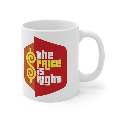 #ad The Price is Right Classic Tv Show 11oz Coffee Tea White Mug $12.99