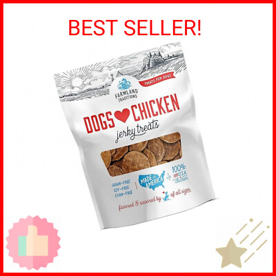 #ad Farmland Traditions Filler Free Dogs Love Chicken Premium Jerky Treats for Dogs $23.82