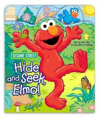 #ad Sesame Street Hide and Seek Elmo Board book By Sesame Street GOOD $5.02