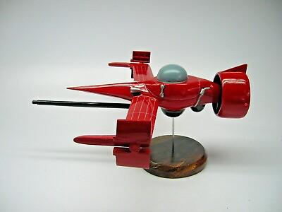 #ad Sword Fish Mono Racer Spaceship Desktop Mahogany Kiln Dried Wood Model Small New $519.95