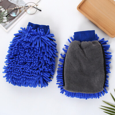 #ad 2 Pcs Cleaning Gloves Car Cleaning Gloves Home Cleaning Tools $21.99