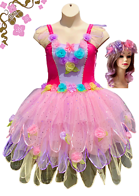 #ad Plus Size Fairy Dress Costume Adult Fairy Costume Plus Size Coral Princess Size2 AU $179.00