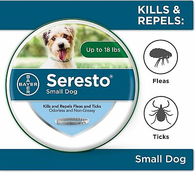 #ad New Seresto³ Flea Tick amp; Tick Collar for Small Dogs 8 Months Protection1 $18.88