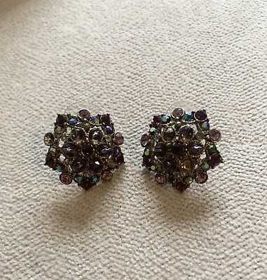 #ad Multicolored gem studded Earring $15.00