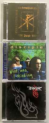 #ad Disciple 3 CD Lot Skeleton Psalms Back Again amp; What Was I Thinking Christian Roc $34.99