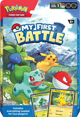 #ad Set of 2 1 of Each Pokemon TCG My First Battle Starter Decks $19.99