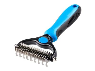 #ad #ad Pet Grooming Brush Double Sided Undercoat Rake for dogs and cats Dog Shedding $15.33