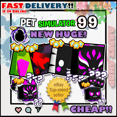 #ad PET SIMULATOR 99 PS99 PET SIM 99 Huge Gems Pets Enchants CHEAPEST $4.50