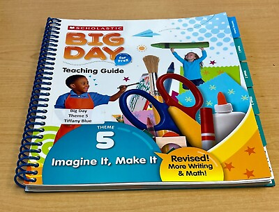 #ad Scholastic Big Day for PreK Theme 5: Imagine It Make It Teaching Guide GOOD $45.00