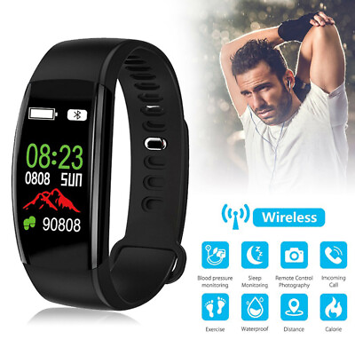 #ad Sport Smart Watch Band Heart Rate Oxygen Blood Pressure Fitness Tracker Activity $17.86