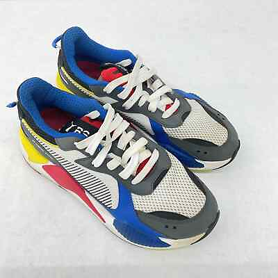 #ad PUMA White Blue Red Yellow Gray RSX Puma Runner Sneakers Men Size 7 $26.10