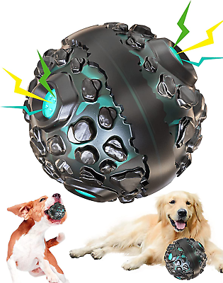 #ad Giggle Dog Toy Ball Indestructible Durable Pet Toy Funny Squeaky When Wiggle fo $36.81