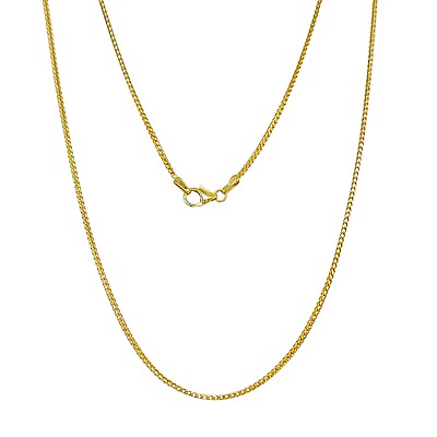 #ad 10k Gold Necklace Solid Franco Chain 16 20 Inches 1.0 MM $275.99