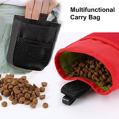 #ad Pet Dog Puppy Cat Pouch Snack Bag Obedience Training Food Treat Travel Carrier $10.06