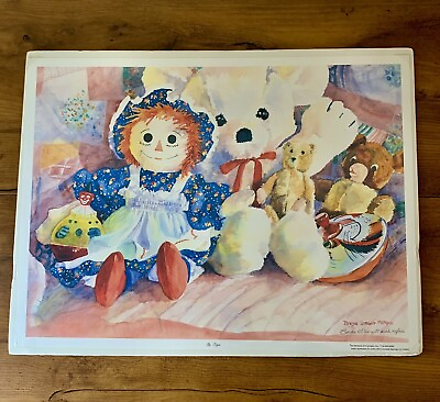 #ad Bertie Stroup Marah ‘My Toys’ Numbered Print 166 950 Raggedy Ann Sealed 16”x21” $59.99