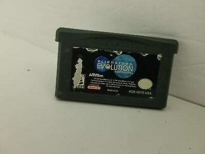#ad ALIENATORS EVOLUTION GameBoy Advance Cartridge Only Cleaned amp;Tested A9 $8.95