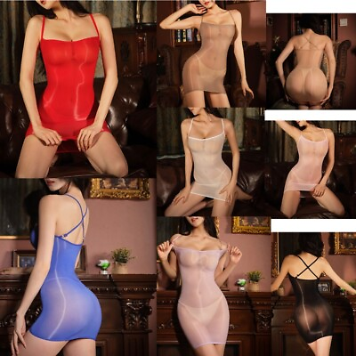 #ad #ad US Women#x27;s Clubwear Mini Nightwear See Through Dress Bodycon Tube Top Tempting $5.57