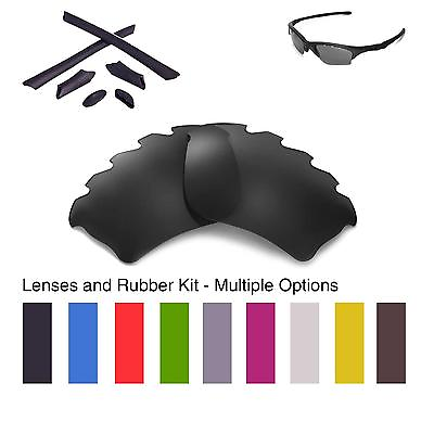 #ad Walleva Vented Lenses and Rubber Kit for Oakley Half Jacket XLJ Multiple Options $29.99
