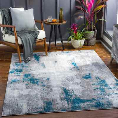 #ad Area Rugs 8x10 Modern Living Room 5x7 Bedroom Carpet Dole Gray Rug $276.00