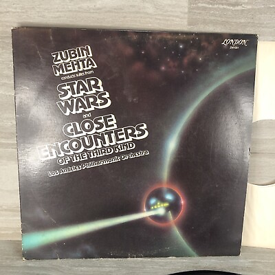 #ad Vintage ZUBIN MEHTA LP SUITES STAR WARS amp; CLOSE ENCOUNTERS Record 1978 LONDON $11.99
